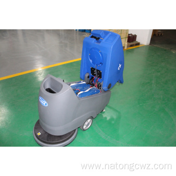 Cheapest price hand push floor scrubber cleaning machine, workshop factory school used